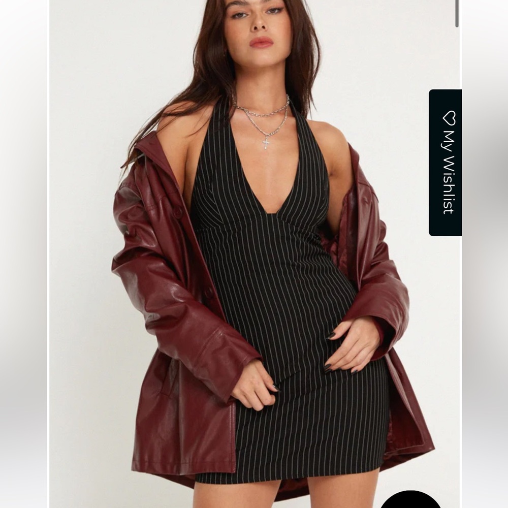 Motel rocks coby pinstripe dress